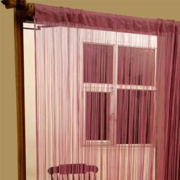 Homescapes Polyester String Curtain - Pink - thumbnail 2