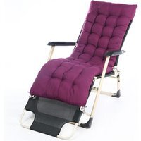 Sun Lounger Garden Chair Cushion Pad - Purple