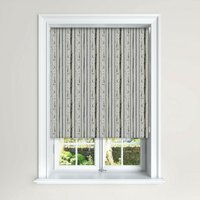 Starry Wood Blackout Roller Blinds Easy Fit Child Safety Included - Brown / 90W x 140H cm