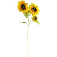 Artificial Sunflower Stem 88cm Floral Arrangement Decor - Yellow