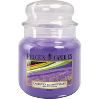 Lavender and Lemongrass Scented Jar Candle - Medium / Medium