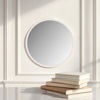 Round wall mirror white - White / 50cm - image 1