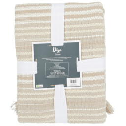 Diya Slub Throw - Natural - thumbnail 2