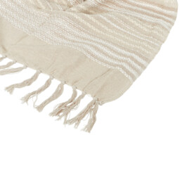 Diya Slub Throw - Natural - thumbnail 5