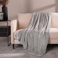 OHS Supersoft Throw - Silver Grey / 36cm