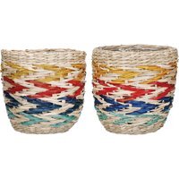 KitchenCraft Plant Baskets x2 - Brown