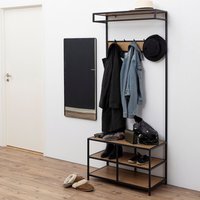 Seaford Clothes Rack - Wild Oak and Black - image 1