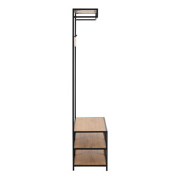 Seaford Clothes Rack - Wild Oak and Black - thumbnail 4