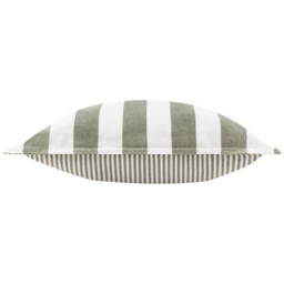 Hayle Cotton Outdoor Cushion Cover - Moss - thumbnail 3