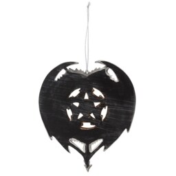 Dragon Magic Pentagram Hanging Ornament - Silver - thumbnail 4