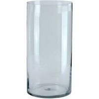 Clear Glass Cylinder Vase 20cm - Clear - image 1