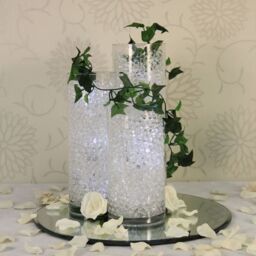 Clear Glass Cylinder Vase 20cm - Clear - thumbnail 2