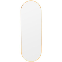 Oval Metal Full Length Wall Mirror Home Decor - Gold - thumbnail 5