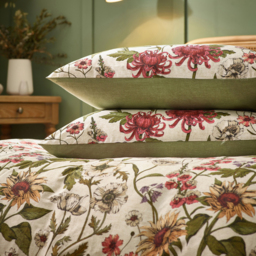 Wallflower Botanical Duvet Set - Natural / Double - thumbnail 2