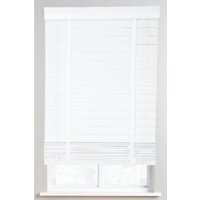 50mm Ribbon Venetian Blind - Cotton White / 105cm