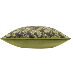 Braywick Printed Velvet Cushion - Bee / 80 Feather 20 Polyester - thumbnail 3