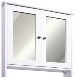 kleankin Wall-mounted Bathroom Cabinet Mirror - White - thumbnail 5