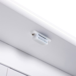 kleankin Wall-mounted Bathroom Cabinet Mirror - White - thumbnail 4