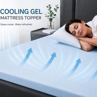 Cooling Hydro Foam Mattress Topper ¿ 5cm - White / Small Double