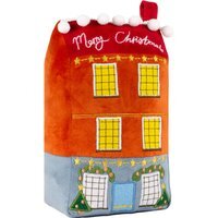Christmas Spirit House Festive Doorstop - Multicolour
