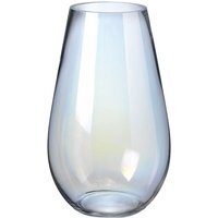Pearlescent Glass Vase H25cm - Clear - image 1