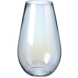 Pearlescent Glass Vase H25cm - Clear - thumbnail 2