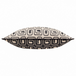 Safara Printed Cushion - Black / Polyester - thumbnail 5