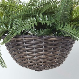 Homescapes Boston Fern Artificial Hanging Basket, 65 cm - Green - thumbnail 4