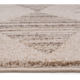Diamond Geometric Living Area Rug - Beige / 800 x 60cm - thumbnail 4