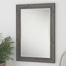 Rustic Grey Wash Rectangular Mirror - Light Grey / 77cm - thumbnail 4