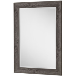 Rustic Grey Wash Rectangular Mirror - Light Grey / 77cm - thumbnail 5