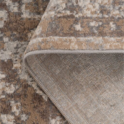 Neutral Beige Traditional Medallion Living Area Rug - Beige / 110 x 60cm - thumbnail 3
