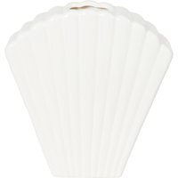 Shell Ceramic Vase - White