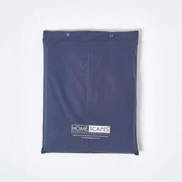 200 Thread Count Egyptian Cotton Flat Sheet - Navy / King - thumbnail 4