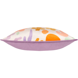 Amelie Doodles Floral Velvet Cushion - Doodles / Polyester - thumbnail 5