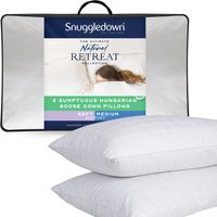 Snuggledown Retreat Hungarian Goose Down Pillow - White / 4