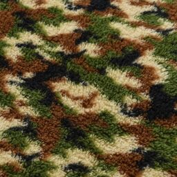 Camouflage Teddy Soft Cosy Fleece Duvet Set - Green Multi / Single - thumbnail 2