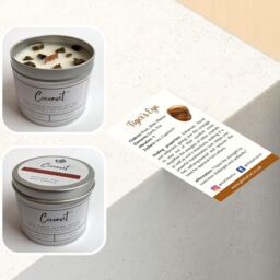 Aluminium Tin Candle - White / Coconut - thumbnail 4