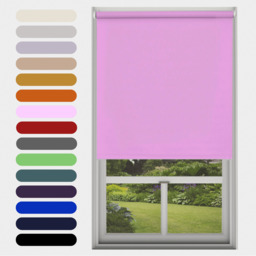 Made to Measure Blackout Roller Blind - Pink / 91 - 120 cm / 120cm width x 160cm Drop / 20 - 160 cm - thumbnail 5