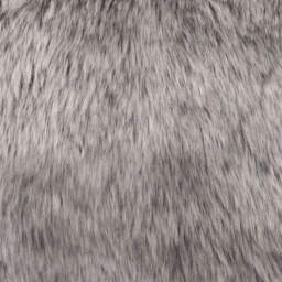 Kids Faux Fur Bean Bag Chair, Fluffy Beanbag for Children, Filling Included - Grey - thumbnail 3