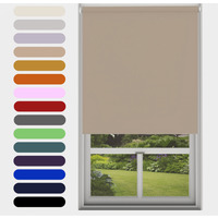 Blackout Roller Blind - Cappuccino / 120cm / 210cm