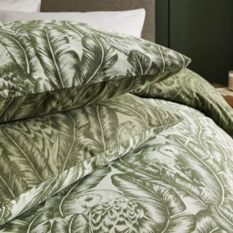 Heritage Duvet Cover Set - Forest Green / Single - thumbnail 5