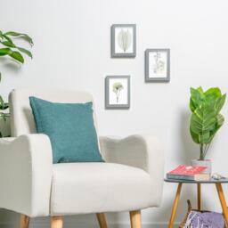 "Photo Frames with 4x6"" Mount - 5x7"" - Grey - Pack of 5 - White" - thumbnail 5