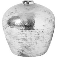 Astral Hammered Silver Floor Vase - Silver - image 1
