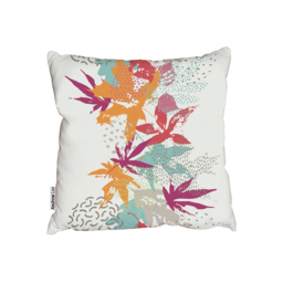 Abstract Fall Autumn Colours Outdoor Cushion - Orange / 45cm - thumbnail 2