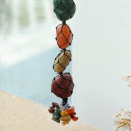Seven Chakra Stones Pendant for Balance, Meditation - Multi - thumbnail 3