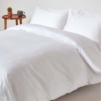 Organic Egyptian Cotton Duvet Cover Set - White / Single - image 1