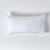 200 Thread Count Egyptian Cotton Housewife King Size Pillowcase - White