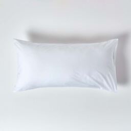 200 Thread Count Egyptian Cotton Housewife King Size Pillowcase - White - thumbnail 2