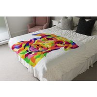 Amazing Illustration Of Dog Pop Art Blanket - Yellow - image 1